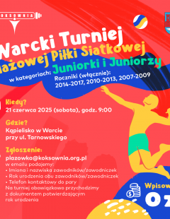 XXII Warcki Turniej Siatkówki Plażowej dla Młodzieży
