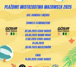 Plażowe Mistrzostwa Mazowsza 2025 -...