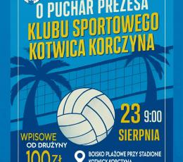 Turniej Siatkówki Plażowej o Puchar...