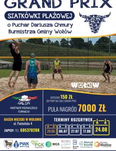 Grand Prix Siatkówki Plażowej o Puchar Burmistrza Gminy Wołów - II Turniej