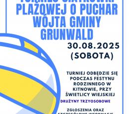 Turniej Siatkówki Plażowej Trójek o...