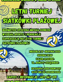 Turniej Siatkówki Plażowej - Wielkie Zakończenie Wakacji