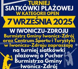 Otwarty Turniej Siatkówki Plażowej o...