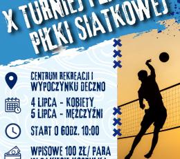 X Turniej Siatkówki Plażowej...