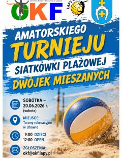 Amatorski Turniej Siatkówki Plażowej Dwójek Mieszanych - Sobótka 2026