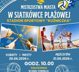 Mistrzostwa Miasta w Siatkówce Plażowej -...