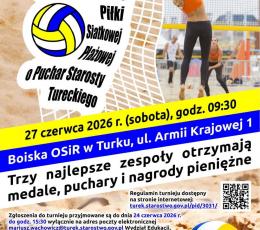 Otwarty Turniej Siatkówki Plażowej o...