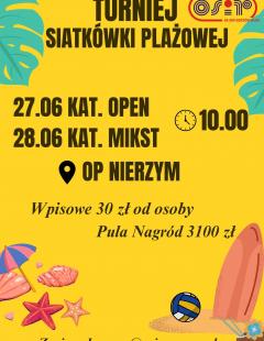 Turniej Siatkówki Plażowej Open