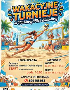 I Wakacyjny Turniej Siatkówki Plażowej Kobiet