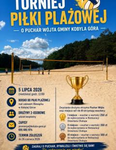 Amatorski Turniej Siatkówki Plażowej o Puchar Wójta Gminy Kobyla Góra