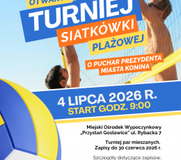 Otwarty Turniej Siatkówki Plażowej o...
