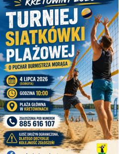 Turniej Siatkówki Plażowej o Puchar Burmistrza Morąga