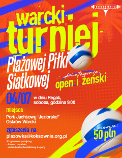 Warcki Turniej Siatkówki Plażowej - Open i Damski