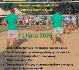 Turniej Siatkówki Plażowej o Puchar...