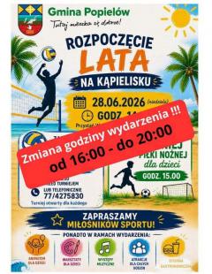 Turniej Siatkówki Plażowej - Rozpoczęcie Lata