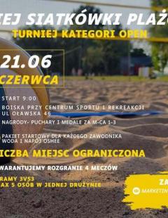 Turniej Siatkówki Plażowej Open