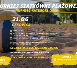 Turniej Siatkówki Plażowej Open
