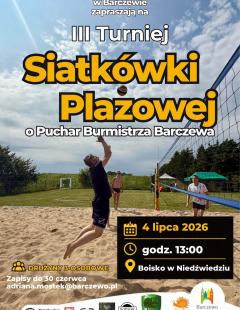III Turniej Siatkówki Plażowej o Puchar Burmistrza Barczewa