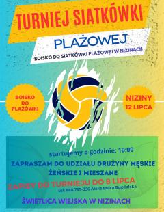 Turniej Siatkówki Plażowej