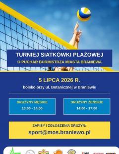 Turniej Siatkówki Plażowej o Puchar Burmistrza Miasta Braniewa