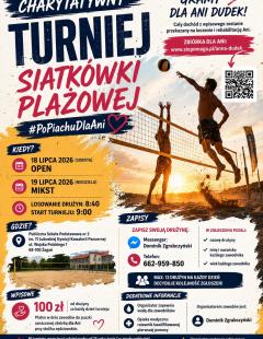 Charytatywny Turniej Siatkówki Plażowej Open dla Ani Dudek