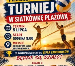 I Gminny Turniej Siatkówki Plażowej