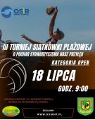 III Turniej Siatkówki Plażowej o Puchar...