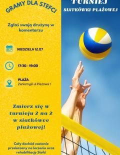 Turniej Siatkówki Plażowej - Gramy dla Stefci