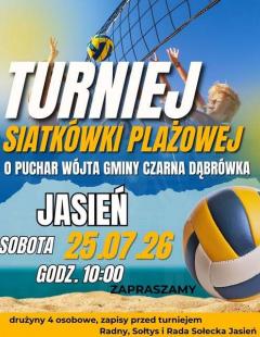 Turniej Siatkówki Plażowej o Puchar Wójta Gminy Czarna Dąbrówka