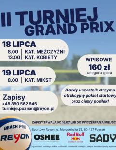 II Turniej Siatkówki Plażowej Mężczyzn i Kobiet Reyon Grand Prix