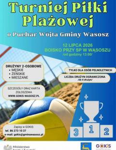 Turniej Siatkówki Plażowej o Puchar Wójta Gminy Wąsosz