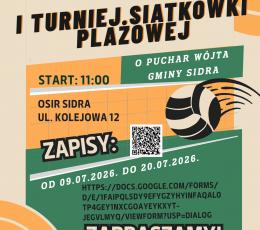 I Turniej Siatkówki Plażowej o Puchar...