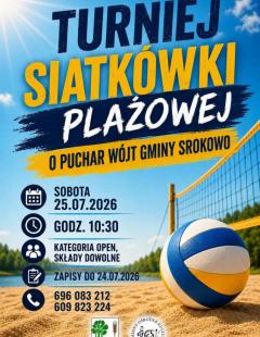 Turniej Siatkówki Plażowej o Puchar Wójta Gminy Srokowo