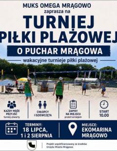 II Turniej Siatkówki Plażowej o Puchar Mrągowa