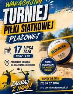 Wakacyjny Turniej Siatkówki Plażowej