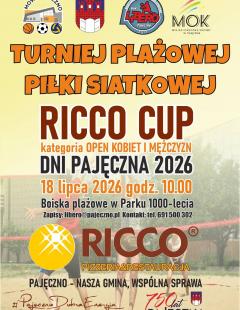 RICCO Cup - Turniej Siatkówki Plażowej Kobiet i Mężczyzn
