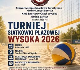 Turniej Siatkówki Plażowej Wysoka 2026