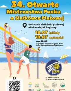 XXXIV Otwarte Mistrzostwa Pucka w Siatkówce Plażowej Mężczyzn