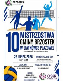 X Mistrzostwa Gminy Brzostek w Siatkówce Plażowej