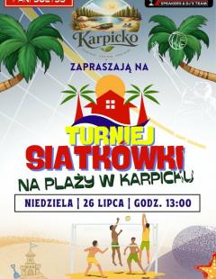 Turniej Siatkówki Plażowej o Puchar Sołtys Karpicka