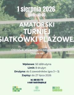 Amatorski Turniej Siatkówki Plażowej Trójek