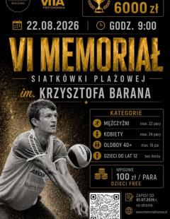 VI Memoriał Siatkówki Plażowej Krzysztofa Barana