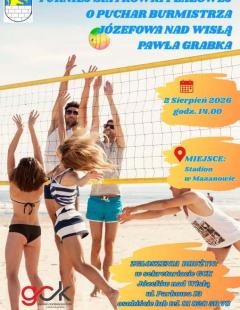 Turniej Siatkówki Plażowej o Puchar Burmistrza Józefowa nad Wisłą