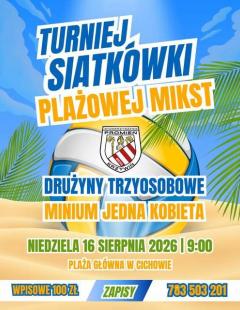 Turniej Siatkówki Plażowej Mikstów Trójek