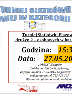 III Turniej Siatkówki Plażowej drużyn - 2 - osobowych w kategorii OPEN