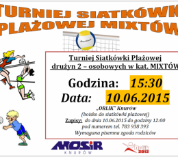 IV Turniej Siatkówki Plażowej w...