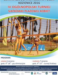 Eliminacje do Mistrzostw Polski - IV Ogólnopolski Turniej Siatkówki Plażowej Kobiet