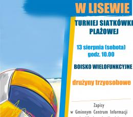 Wakacyjny Turniej Siatkówki Plażowej