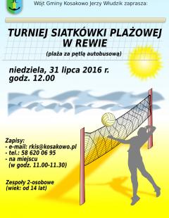 Turniej Siatkówki Plażowej w Rewie