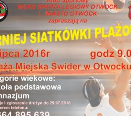 TURNIEJ SIATKÓWKI PLAŻOWEJ